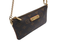 画像をギャラリービューアに読み込む, LOUIS VUITTON ルイヴィトン ポシェットミラMM モノグラム ハンドバッグ M60094 ポーチ 廃盤品 ブラウン 美品 中古 4c071504