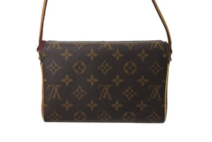 極美品 LOUIS VUITTON ルイヴィトン レシタル ハンドバッグ M51900 モノグラムキャンバス ブラウン 中古 4c071509