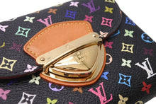 Load image into Gallery viewer, 極美品 LOUIS VUITTON ルイヴィトン モノグラムマルチカラー ポルトフォイユ コアラ 財布 廃番 ブラック M58087 村上隆 中古 4c071510