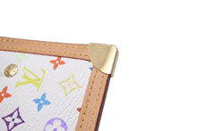 Load image into Gallery viewer, 新品同様 LOUISVUITTON ルイヴィトン ポシェットクレコインケース M92655 モノグラムマルチカラーキャンバス ホワイト 中古 4c071511