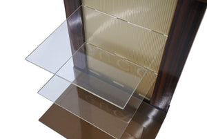 GUCCI Gucci Display Not for Sale Miscellaneous Goods Holder Rare Brand Logo Brown Wood Plastic Good Condition Used 4c071522