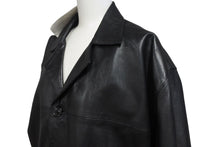 画像をギャラリービューアに読み込む, Brioni ブリオーニ ラムレザー コート 3ボタン ジャケット ブラック 黒 アウター 羊革 美品 中古 4c071527