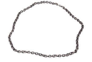 CHROME HEARTS クロムハーツ PAPER CHAIN NECKLACE 18 ペーパーチェーン ネックレス 約46cm 約34.4g シルバ−925 美品 中古 4c071558