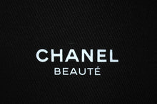 Load image into Gallery viewer, 新品未使用 CHANEL シャネル ポーチ 巾着 ブランドロゴ キャンバス ブラック ホワイト 4c071559