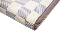 画像をギャラリービューアに読み込む, 極美品 LOUIS VUITTON ルイヴィトン Damier Azur ダミエ アズール ジッピーコインパース ペールピンク N60229 中古 4c071598