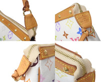 Load image into Gallery viewer, 極美品 LOUIS VUITTON ルイヴィトン モノグラム マルチカラー ポシェット アクセソワール アクセサリーポーチ M92649 村上隆 ホワイト 中古 4c071600