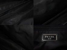 Load image into Gallery viewer, PRADA プラダ ピストル バックパック リュックサック ナイロン レザー ブラック ブラウン カーキ 美品 中古 4c071602