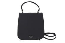 Load image into Gallery viewer, PRADA プラダ MINI NYLON BACK PACK ミニナイロン バックパック レディース ブラック 美品 中古 4c071603