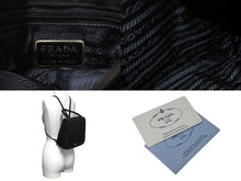 Load image into Gallery viewer, PRADA プラダ MINI NYLON BACK PACK ミニナイロン バックパック レディース ブラック 美品 中古 4c071603