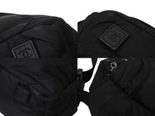 画像をギャラリービューアに読み込む, CHANEL シャネル スポーツライン ショルダーバッグ 10番台 2WAY ココマーク ステッチ ナイロン ブラック ホワイト 美品 中古 4c071606