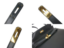 Load image into Gallery viewer, 極美品 HERMES エルメス ケリー32 外縫い グリーン □D刻印 カーフスキン ゴールド金具 ハンドバッグ 2WAY 中古 4c071607