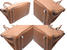 Load image into Gallery viewer, 極美品 HERMES エルメス BIRKIN バーキン30 ハンドバッグ トゴ ゴールド シルバー金具 □H刻印 中古 4c071608