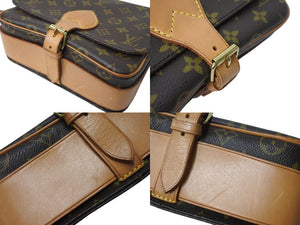 LOUIS VUITTON ルイヴィトン カルトシエールGM ショルダーバッグ M51252 モノグラムキャンバス ブラウン 美品 中古 4c071610