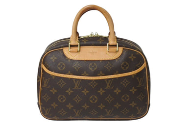 極美品 LOUIS VUITTON ルイヴィトン ハンドバッグ M42228 トゥルービル モノグラム ブラウン ゴールド金具 中古 4c071611