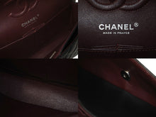 Load image into Gallery viewer, 極美品 CHANEL シャネル Wフラップ 23 ショルダーバッグ ラムスキン ランダム マトラッセ シルバー金具 ブラック 中古 4c071614
