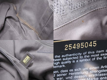 Load image into Gallery viewer, CHANEL シャネル ショッピングチェーントート 2WAYバッグ 25番台 イタリア製 キャンバス レザー グレー シルバー金具 美品 中古 4c071615