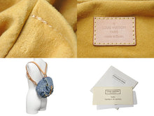 画像をギャラリービューアに読み込む, 極美品 希少 LOUIS VUITTON ルイヴィトン ミニリュック サックアドPM モノグラムデニム M95057 インディゴ ゴールド金具 中古 4c071617