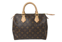 画像をギャラリービューアに読み込む, 極美品 LOUIS VUITTON ルイヴィトン ハンドバッグ スピーディ25 モノグラム M41109 ゴールド金具 中古 4c071620