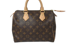 画像をギャラリービューアに読み込む, 極美品 LOUIS VUITTON ルイヴィトン ハンドバッグ スピーディ25 モノグラム M41109 ゴールド金具 中古 4c071620