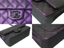 Load image into Gallery viewer, 新品同様 CHANEL シャネル 横長 20cm ショルダーバッグ A69900 24番台 ミニマトラッセ ブラックシェル ショルダーチェーン ラムスキン 中古 4c071623