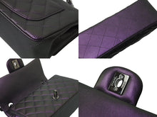 Load image into Gallery viewer, 新品同様 CHANEL シャネル 横長 20cm ショルダーバッグ A69900 24番台 ミニマトラッセ ブラックシェル ショルダーチェーン ラムスキン 中古 4c071623