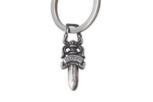 CHROME HEARTS クロムハーツ CLP CHN XFANCY ショートエクストラファンシーリンク キーリング 約54.5g 2リンク 美品 中古 4c071661