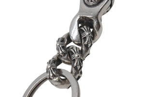 CHROME HEARTS クロムハーツ CLP CHN XFANCY ショートエクストラファンシーリンク キーリング 約54.5g 2リンク 美品 中古 4c071661