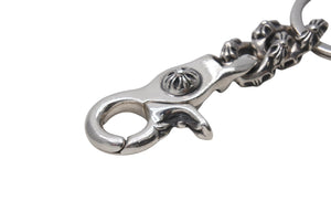 CHROME HEARTS クロムハーツ CLP CHN XFANCY ショートエクストラファンシーリンク キーリング 約54.5g 2リンク 美品 中古 4c071661