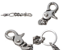 画像をギャラリービューアに読み込む, CHROME HEARTS クロムハーツ CLP CHN XFANCY ショートエクストラファンシーリンク キーリング 約54.5g 2リンク 美品 中古 4c071661