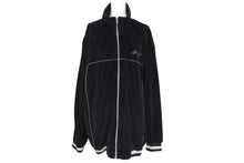画像をギャラリービューアに読み込む, SEAN JOHN ショーンジョン veroa jacket ベロアトラック ジャケット サイズ XL ブラック コットン 美品 中古 4c071677