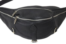 画像をギャラリービューアに読み込む, 極美品 CHROME HEARTS クロムハーツ ショルダーバッグ レザー シルバー925 ブラック スナットバック 鞄 カバン 中古 4c071679