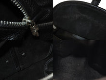 画像をギャラリービューアに読み込む, 極美品 CHROME HEARTS クロムハーツ ショルダーバッグ レザー シルバー925 ブラック スナットバック 鞄 カバン 中古 4c071679