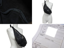 画像をギャラリービューアに読み込む, 極美品 CHROME HEARTS クロムハーツ ショルダーバッグ レザー シルバー925 ブラック スナットバック 鞄 カバン 中古 4c071679