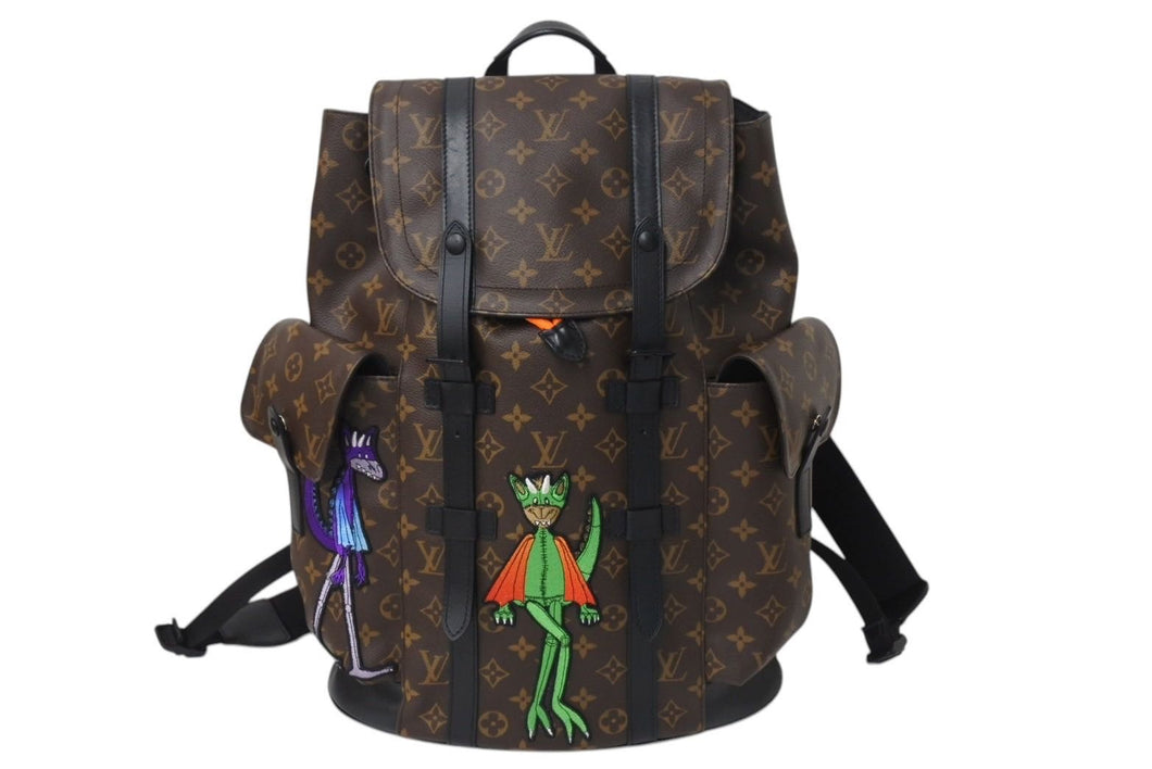 LOUIS VUITTON ルイヴィトン クリストファーPM リュック バックパック M45617 モノグラム LVフレンド ヴァージルアブロー 良品 中古 4c071682