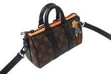 Load image into Gallery viewer, LOUIS VUITTON ルイヴィトン キーポル XS ハンドバッグ M80201 モノグラム ヴァージルアブロー レザー ブラック金具 美品 中古 4c071684