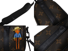 Load image into Gallery viewer, LOUIS VUITTON ルイヴィトン キーポル XS ハンドバッグ M80201 モノグラム ヴァージルアブロー レザー ブラック金具 美品 中古 4c071684