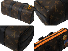 Load image into Gallery viewer, LOUIS VUITTON ルイヴィトン キーポル XS ハンドバッグ M80201 モノグラム ヴァージルアブロー レザー ブラック金具 美品 中古 4c071684