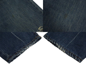 DOUBLET ダブレット DAMEGED SILK DENIM PANTS ダメージシルク デニム パンツ サイズ S インディゴ 美品 中古 4c071690