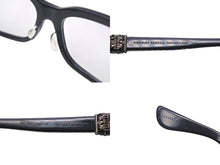 Load image into Gallery viewer, CHROME HEARTS クロムハーツ HEY JACK U LATE メガネ 度入り JAPAN製 プラスチック シルバー925 ブラック シルバー925 美品 中古 4c071696