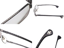 画像をギャラリービューアに読み込む, CHROMEHEARTS クロムハーツ TE-WA-TeII 眼鏡 メガネ 度入り アイウェア プラスチック シルバー925 ブラック 美品 中古 4c071697
