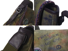 Load image into Gallery viewer, 極美品 CHANEL シャネル エンブロイダリー グラフィティ ショルダーバッグ A92789 ココマーク 20番台 カーキ 中古 4c071699