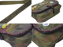 Load image into Gallery viewer, 極美品 CHANEL シャネル エンブロイダリー グラフィティ ショルダーバッグ A92789 ココマーク 20番台 カーキ 中古 4c071699