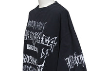 Load image into Gallery viewer, BALENCIAGA バレンシアガ 24SS DIY METAL 半袖Ｔシャツ ブラック ダイ メタル ロゴ 641675 サイズS 美品 中古 4c071701