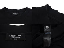 Load image into Gallery viewer, BALENCIAGA × Fortnite バレンシアガ フォートナイト 21AW ロゴ 半袖Ｔシャツ 世界限定500着 ブラック 612966 サイズM 美品 中古 4c071702