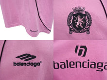 Load image into Gallery viewer, BALENCIAGA バレンシアガ 24SS PARIS SOCCER 半袖Ｔシャツ ピンク パリス サッカー オーバーサイズ 777705 サイズ1 美品 中古 4c071704