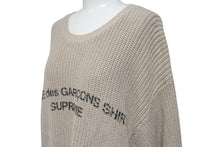 Load image into Gallery viewer, Supreme シュプリーム COMME des GARCONS KNIT SWEATER コムデギャルソン ニットセーター ベージュ L 美品 中古 4c071706