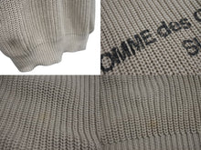 Load image into Gallery viewer, Supreme シュプリーム COMME des GARCONS KNIT SWEATER コムデギャルソン ニットセーター ベージュ L 美品 中古 4c071706