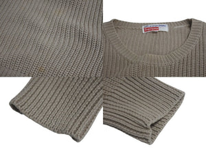 Supreme シュプリーム COMME des GARCONS KNIT SWEATER コムデギャルソン ニットセーター ベージュ L 美品 中古 4c071706