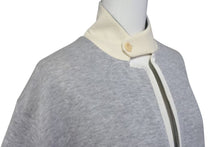 画像をギャラリービューアに読み込む, SACAI サカイ 14-00617M CARDIGAN カーディガン Vネック サイズ 1 ライトグレー コットン 100% 良品 中古 4c071715