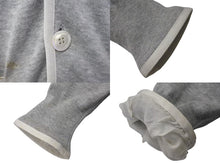 画像をギャラリービューアに読み込む, SACAI サカイ 14-00617M CARDIGAN カーディガン Vネック サイズ 1 ライトグレー コットン 100% 良品 中古 4c071715